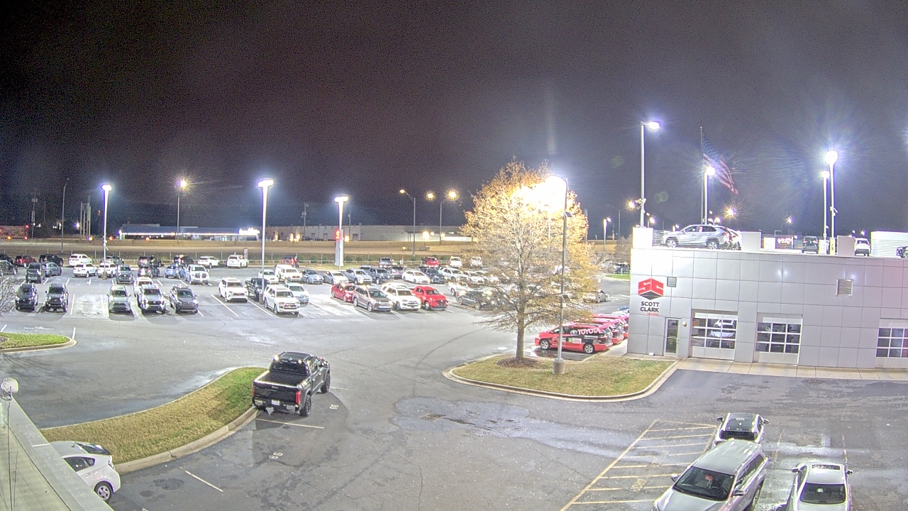 Thumbnail for current weather camera view from Scott Clarks Toyota in Stallings, North Carolina
