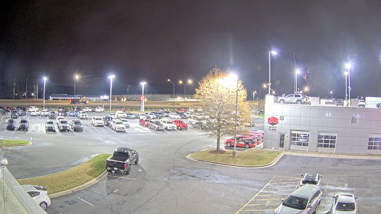 Thumbnail for current weather camera view from Scott Clarks Toyota in Stallings, North Carolina