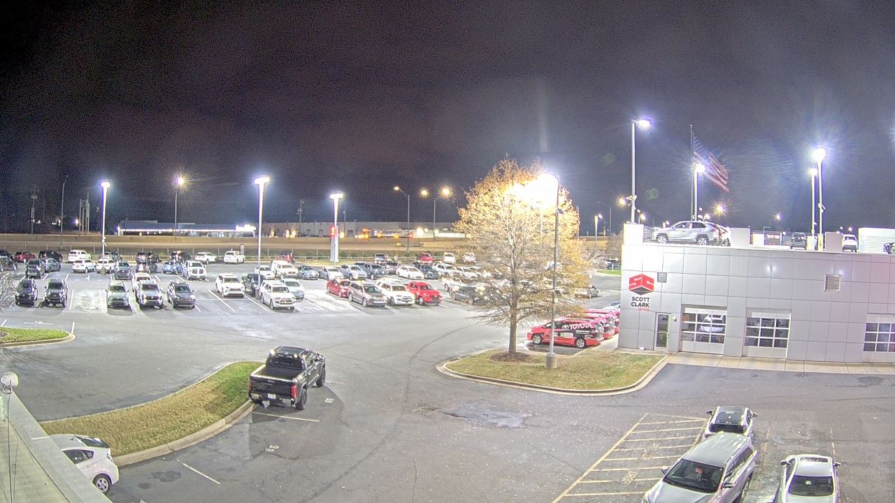 Thumbnail for current weather camera view from Scott Clarks Toyota in Stallings, North Carolina