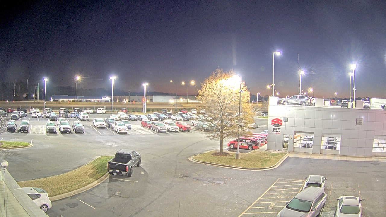 Thumbnail for current weather camera view from Scott Clarks Toyota in Stallings, North Carolina