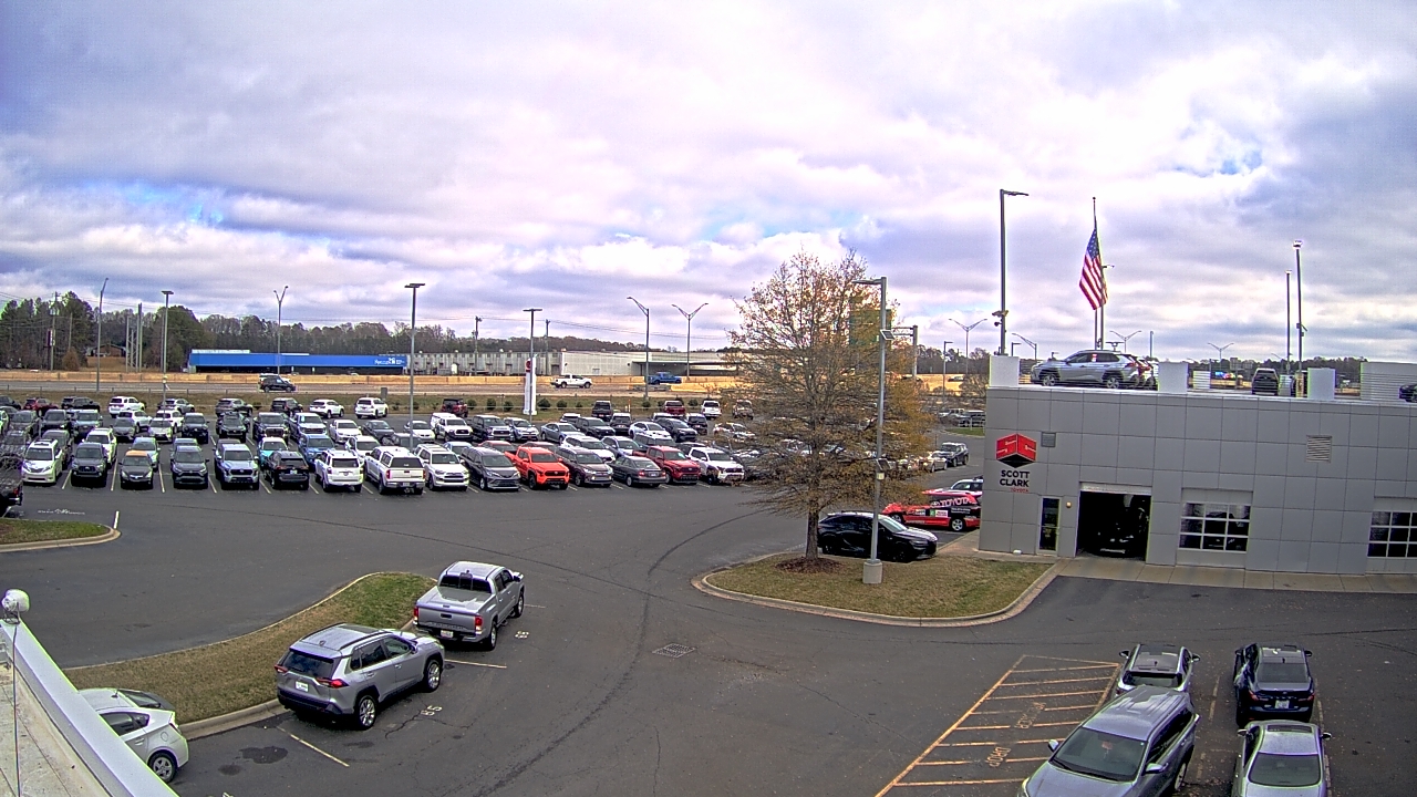 Thumbnail for current weather camera view from Scott Clarks Toyota in Stallings, North Carolina