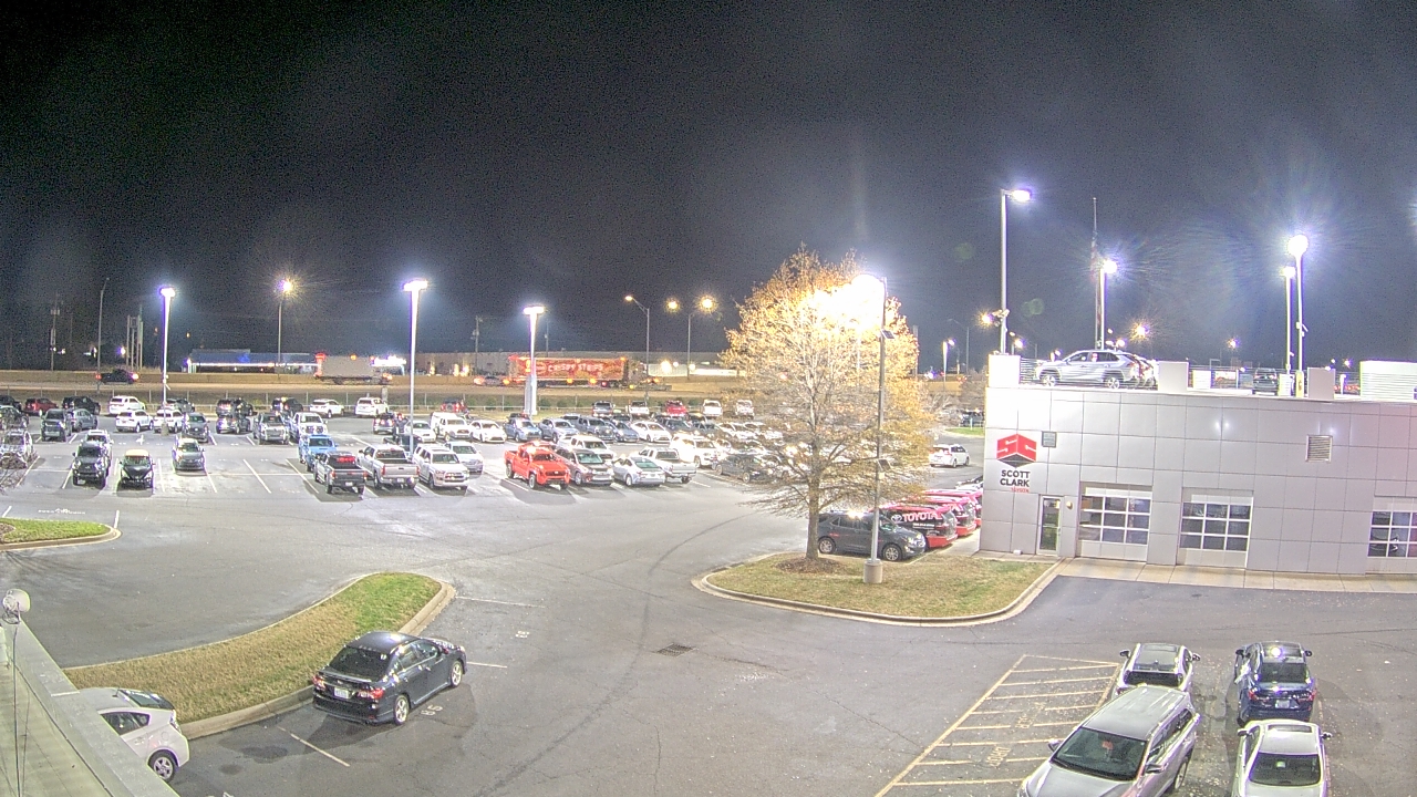 Thumbnail for current weather camera view from Scott Clarks Toyota in Stallings, North Carolina