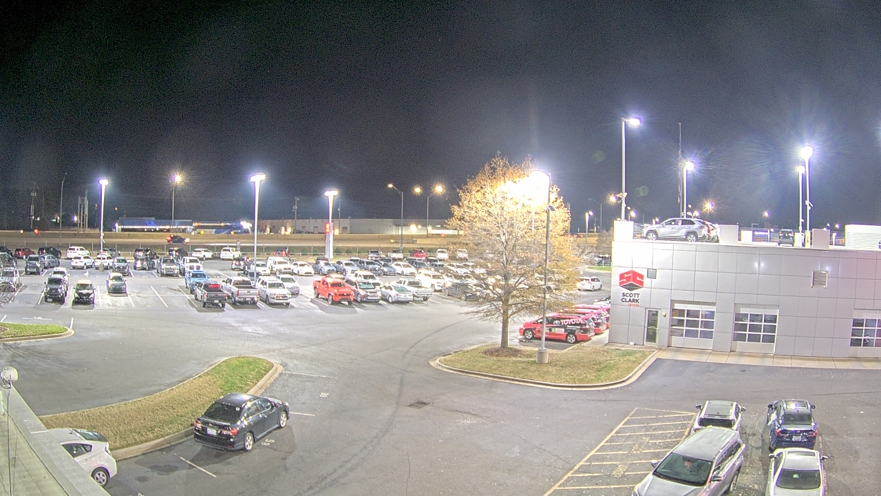 Thumbnail for current weather camera view from Scott Clarks Toyota in Stallings, North Carolina
