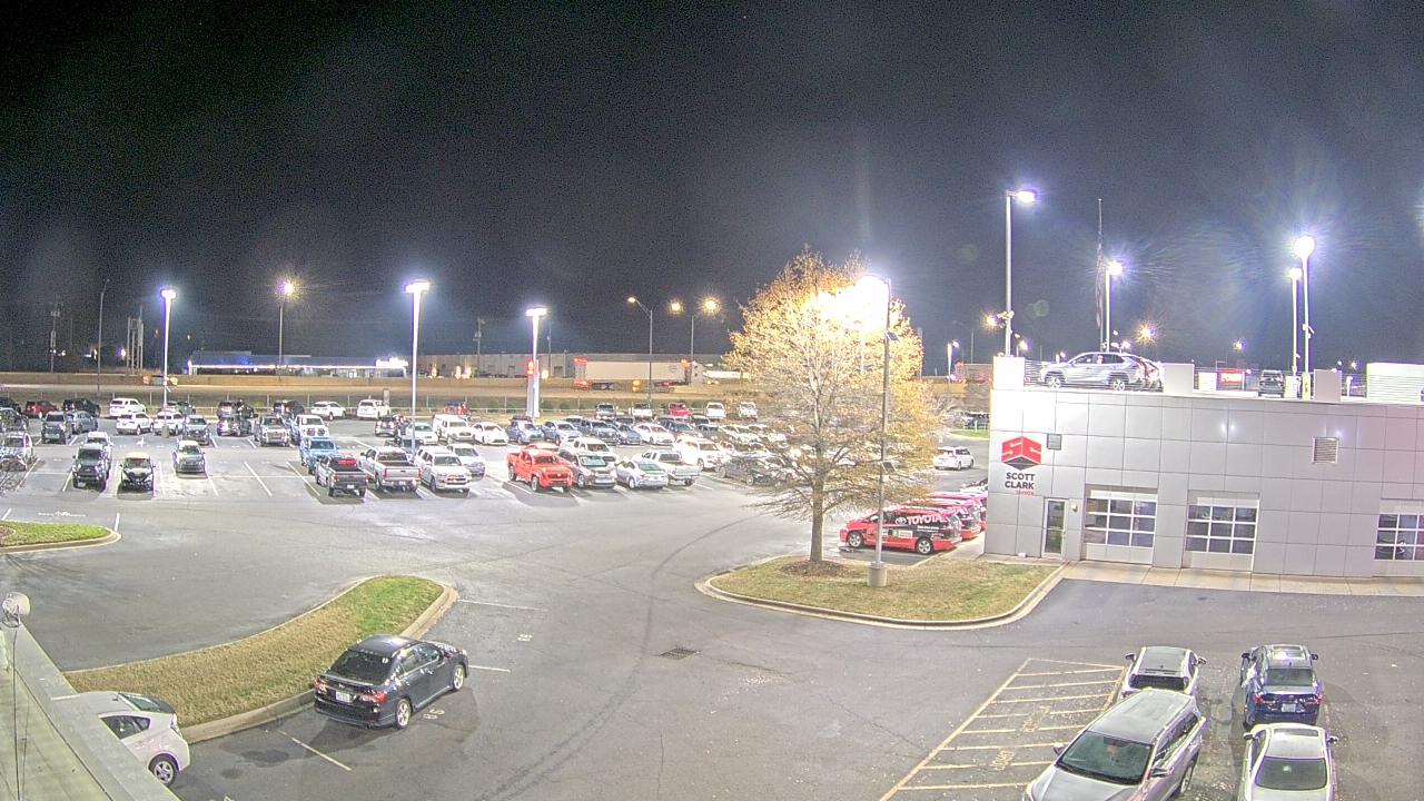 Thumbnail for current weather camera view from Scott Clarks Toyota in Stallings, North Carolina