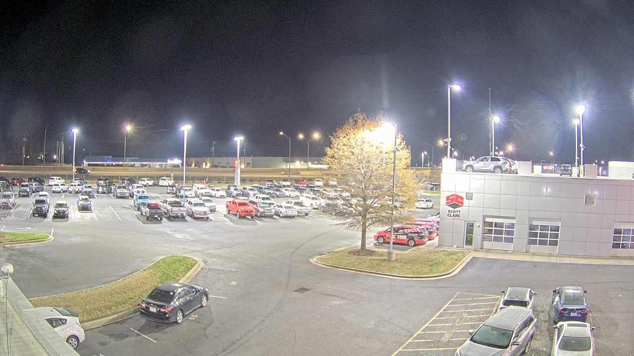 Thumbnail for current weather camera view from Scott Clarks Toyota in Stallings, North Carolina