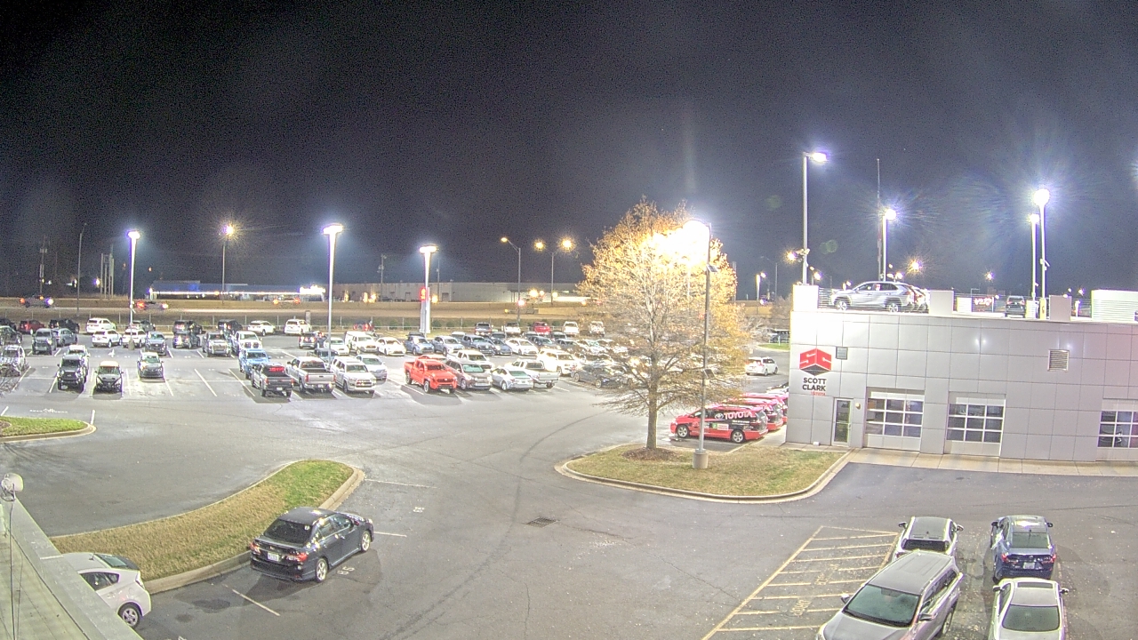 Thumbnail for current weather camera view from Scott Clarks Toyota in Stallings, North Carolina