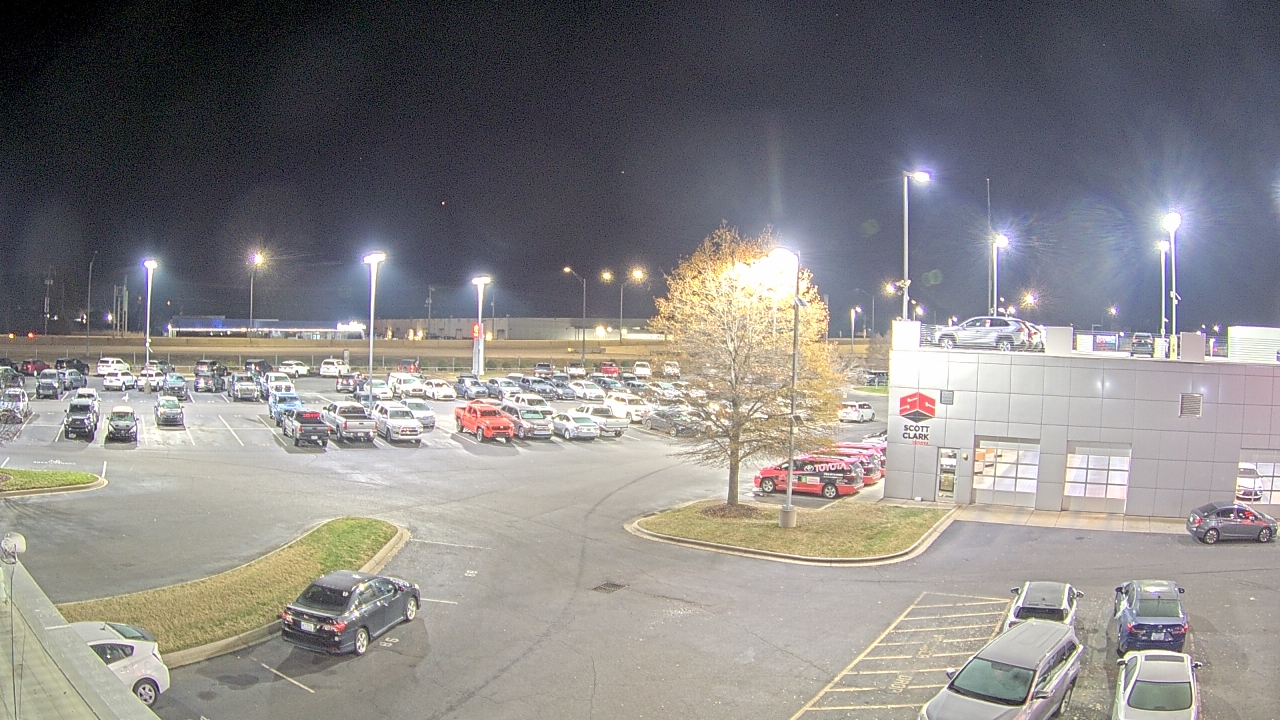 Thumbnail for current weather camera view from Scott Clarks Toyota in Stallings, North Carolina