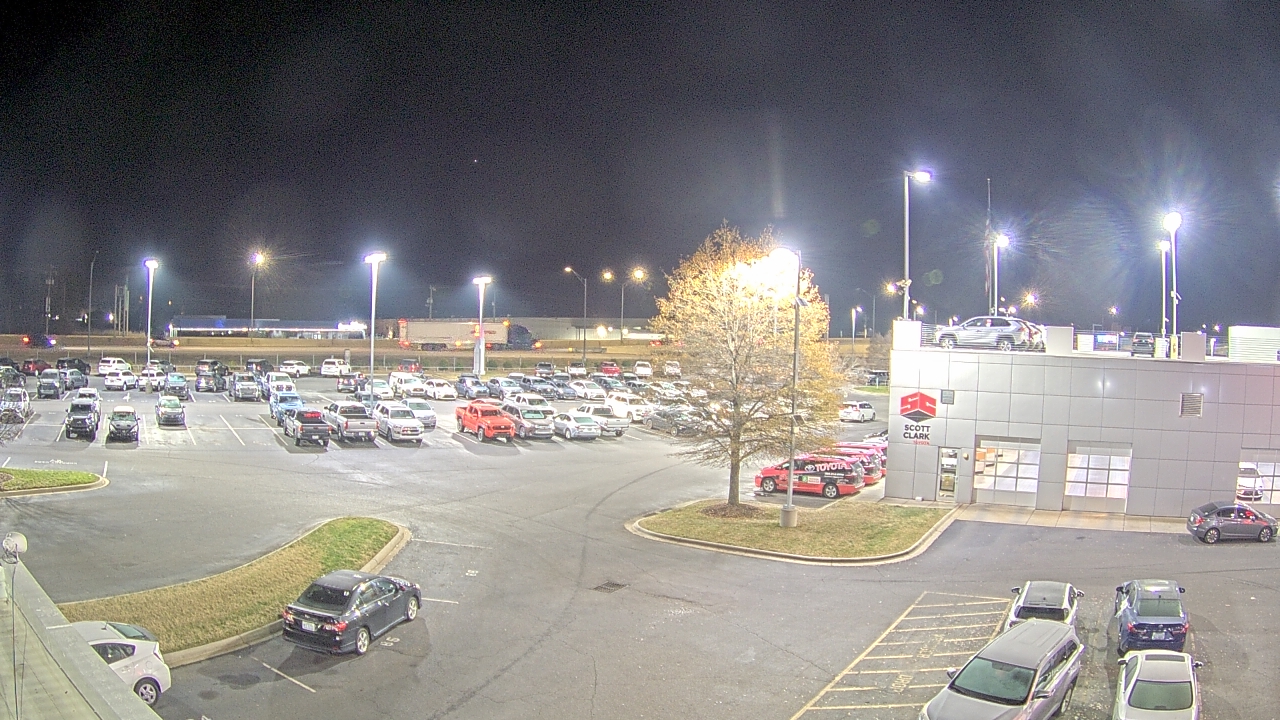 Thumbnail for current weather camera view from Scott Clarks Toyota in Stallings, North Carolina