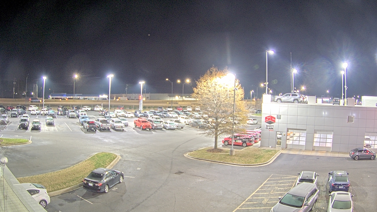 Thumbnail for current weather camera view from Scott Clarks Toyota in Stallings, North Carolina