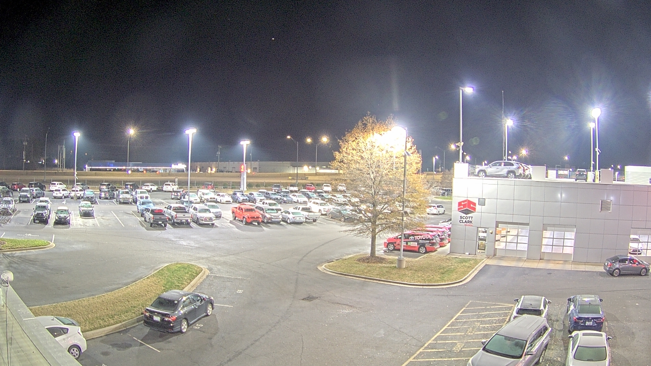 Thumbnail for current weather camera view from Scott Clarks Toyota in Stallings, North Carolina