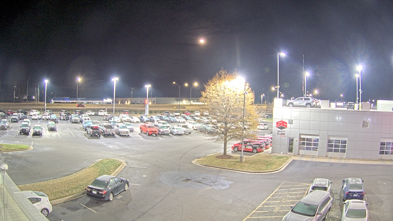 Thumbnail for current weather camera view from Scott Clarks Toyota in Stallings, North Carolina