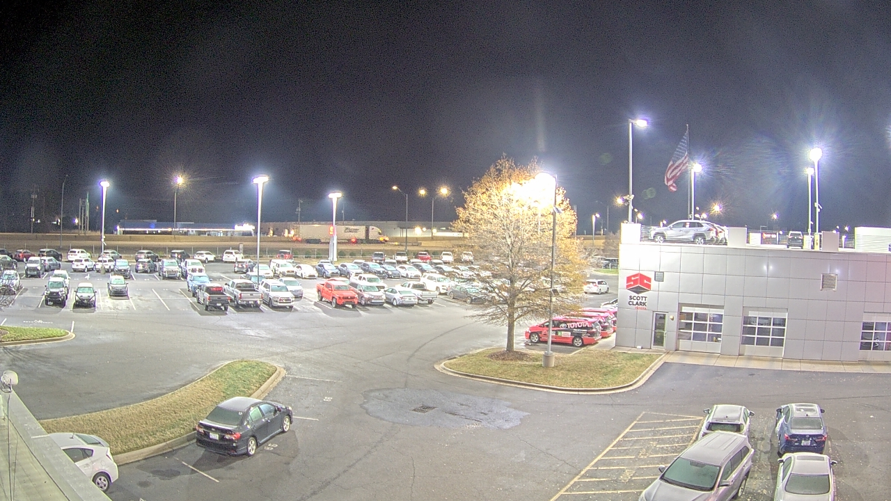 Thumbnail for current weather camera view from Scott Clarks Toyota in Stallings, North Carolina
