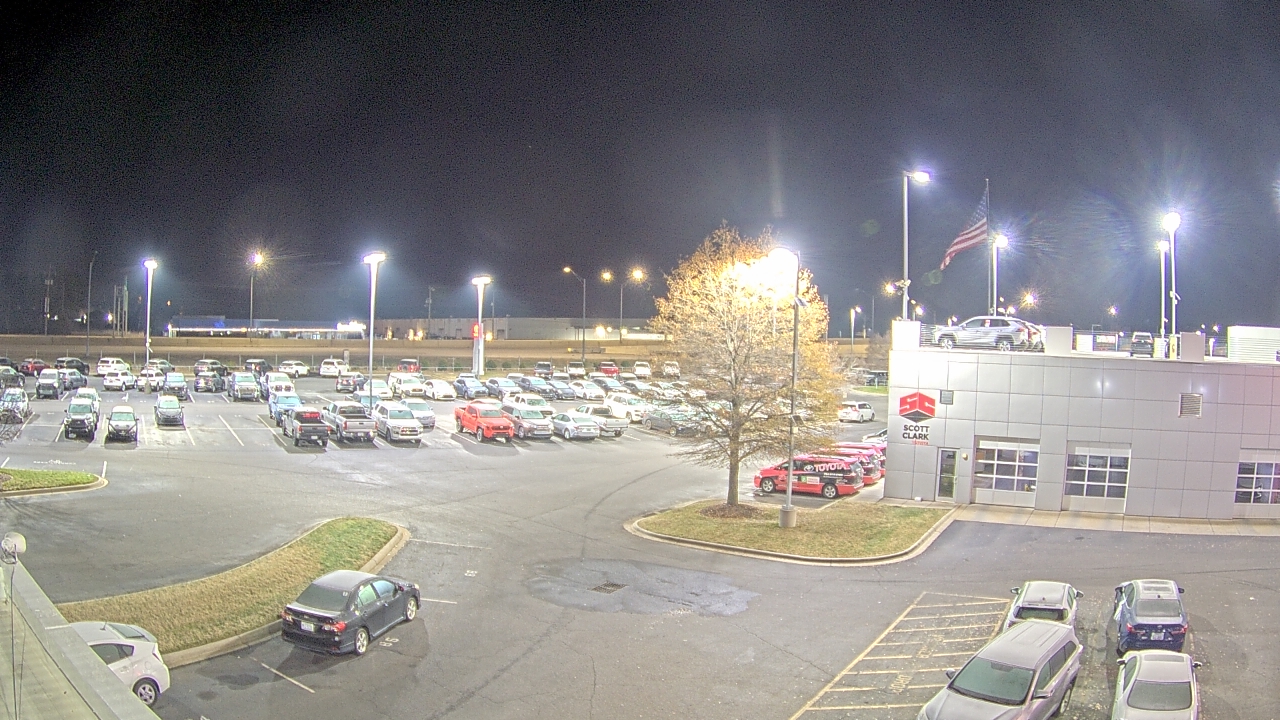 Thumbnail for current weather camera view from Scott Clarks Toyota in Stallings, North Carolina