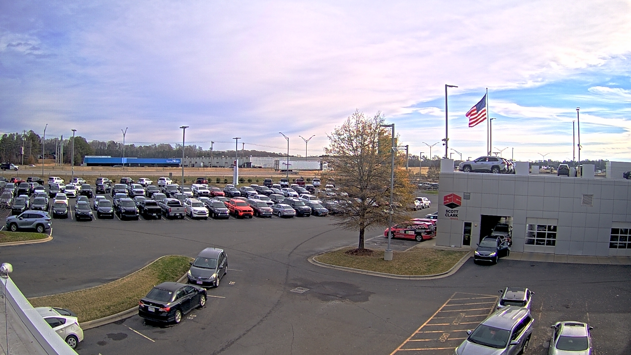 Thumbnail for current weather camera view from Scott Clarks Toyota in Stallings, North Carolina