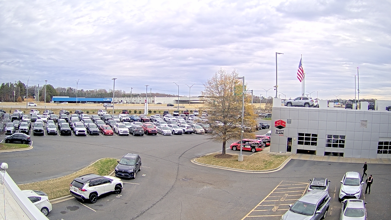 Thumbnail for current weather camera view from Scott Clarks Toyota in Stallings, North Carolina