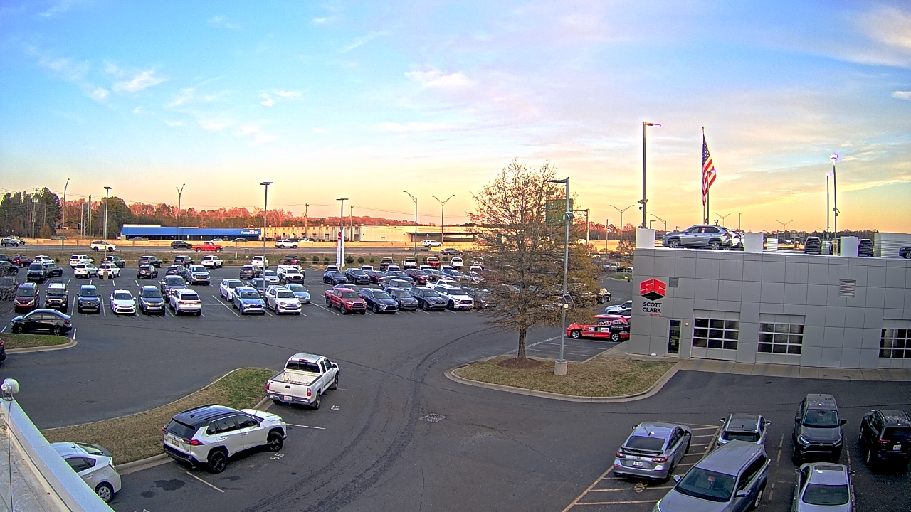 Thumbnail for current weather camera view from Scott Clarks Toyota in Stallings, North Carolina