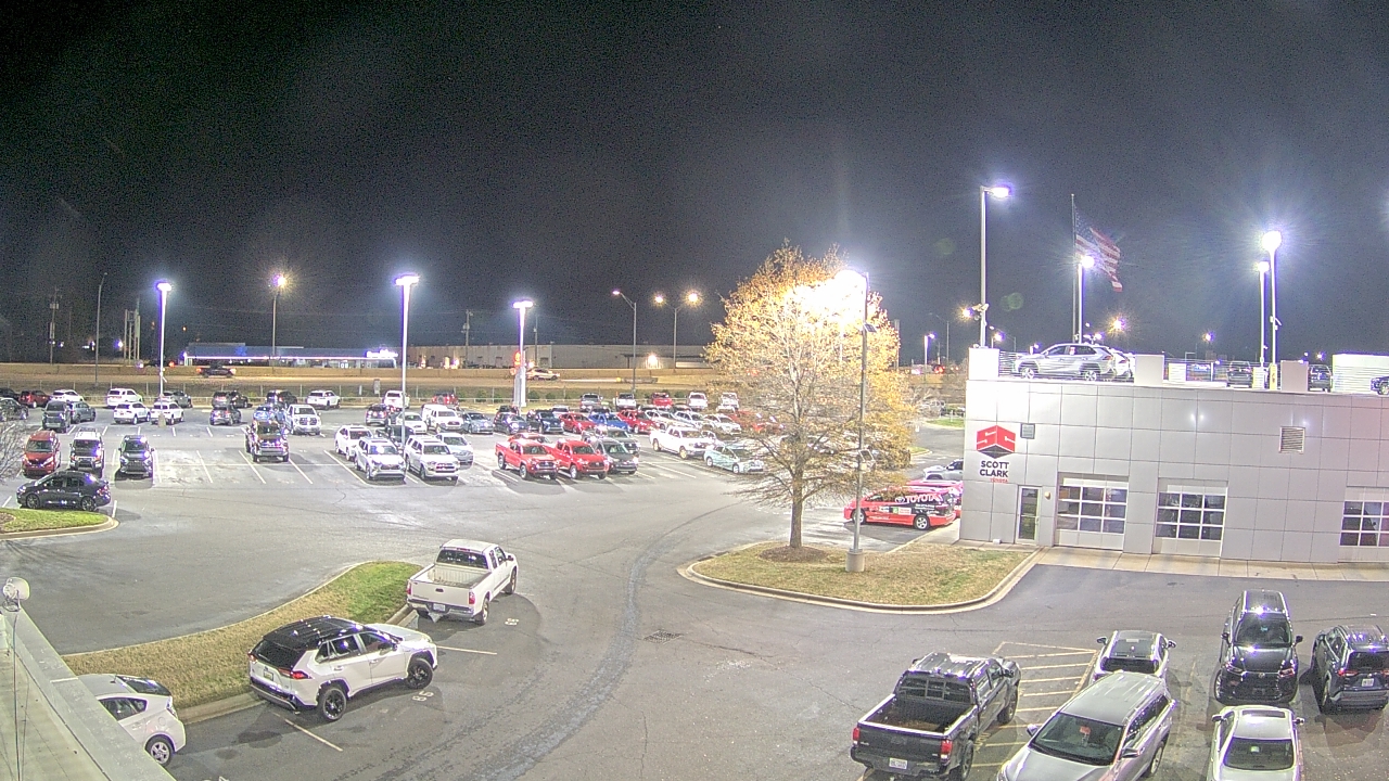 Thumbnail for current weather camera view from Scott Clarks Toyota in Stallings, North Carolina