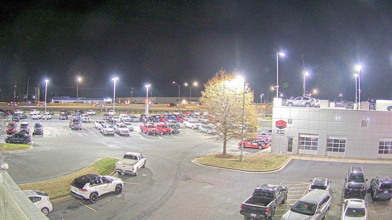 Thumbnail for current weather camera view from Scott Clarks Toyota in Stallings, North Carolina