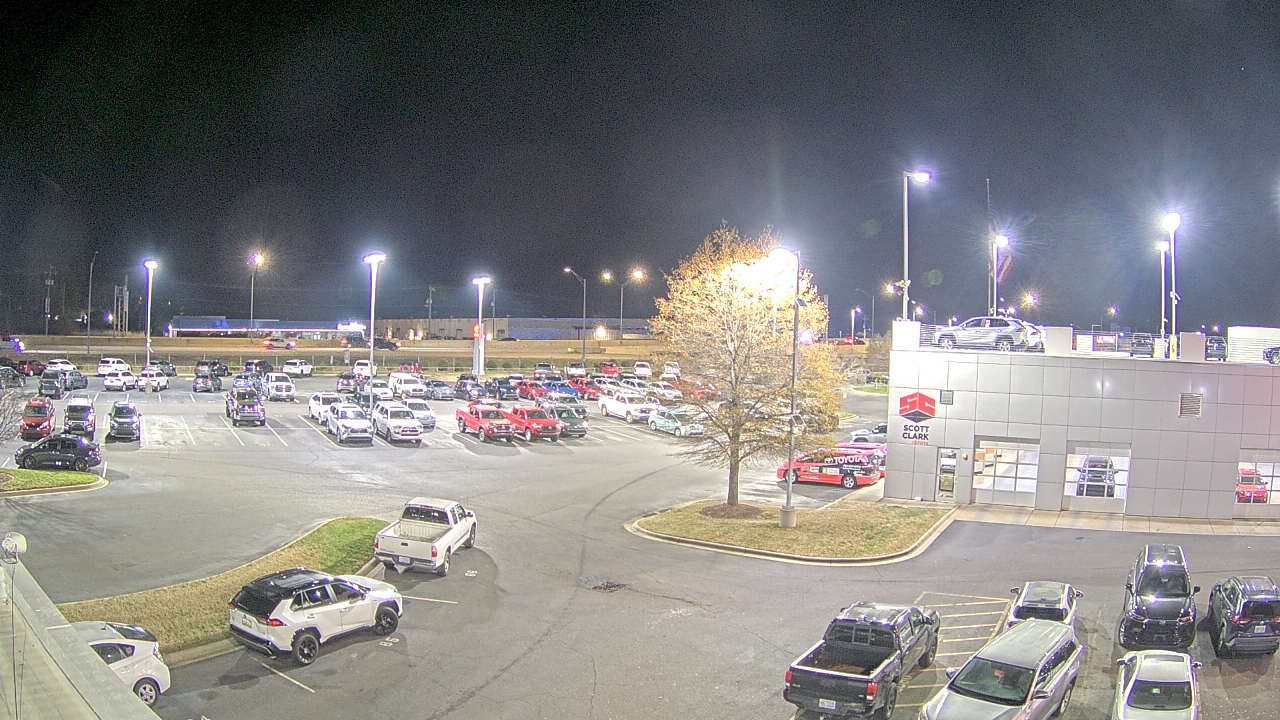 Thumbnail for current weather camera view from Scott Clarks Toyota in Stallings, North Carolina