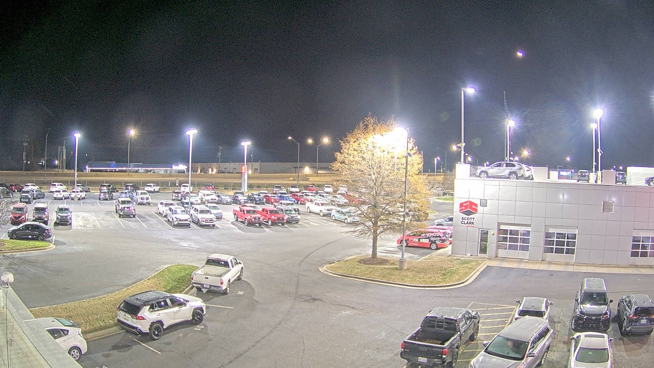 Thumbnail for current weather camera view from Scott Clarks Toyota in Stallings, North Carolina
