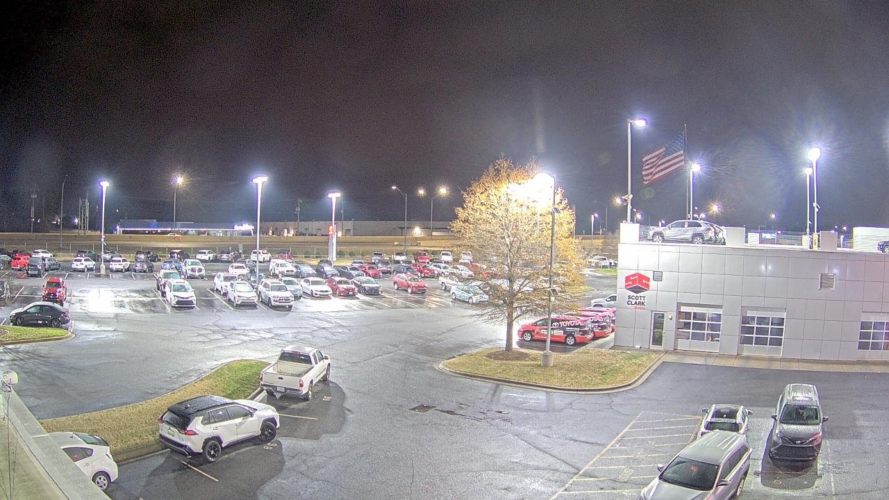 Thumbnail for current weather camera view from Scott Clarks Toyota in Stallings, North Carolina