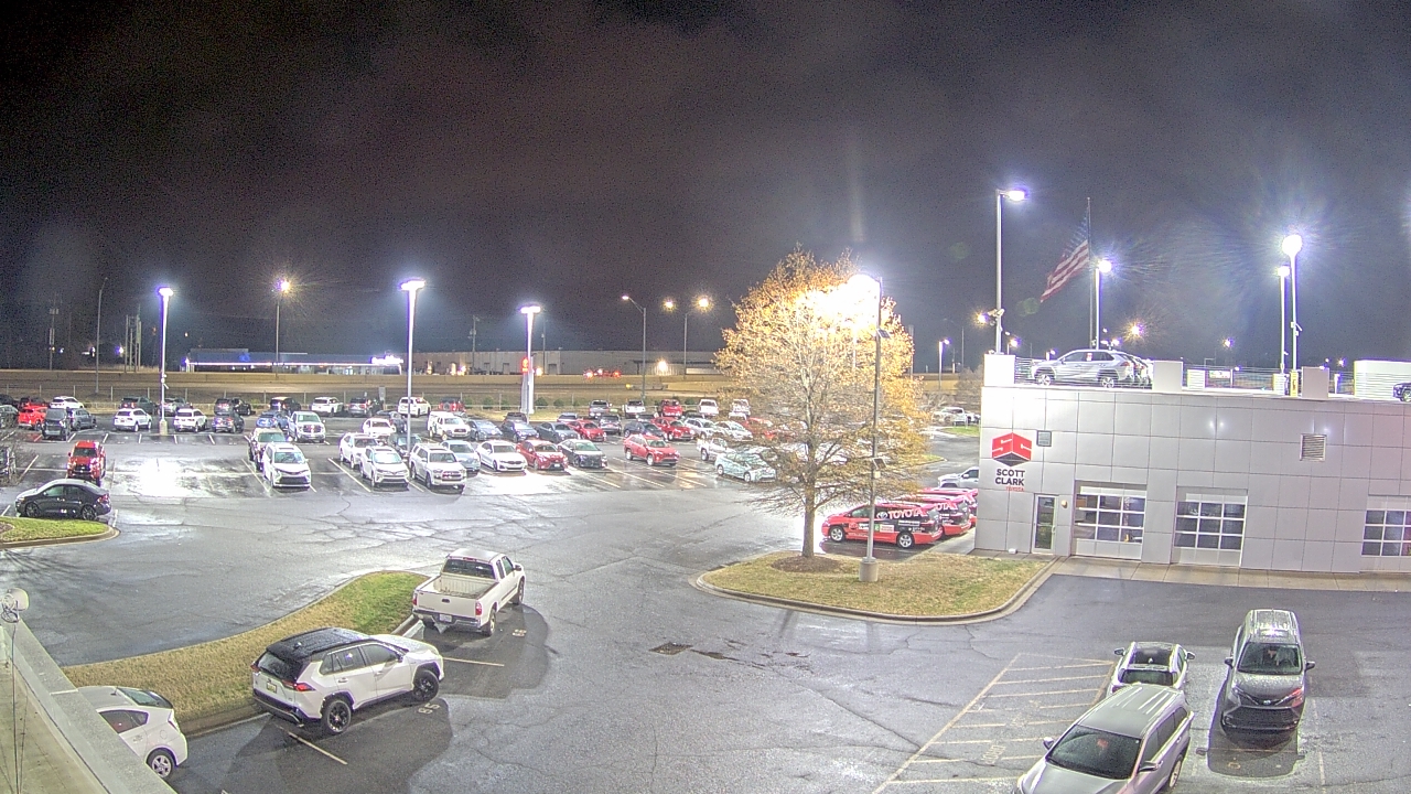 Thumbnail for current weather camera view from Scott Clarks Toyota in Stallings, North Carolina