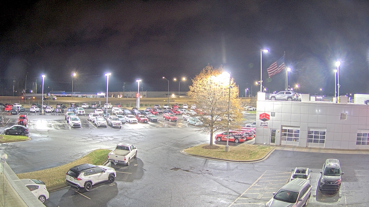 Thumbnail for current weather camera view from Scott Clarks Toyota in Stallings, North Carolina