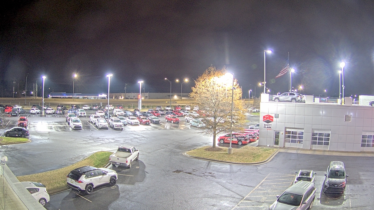 Thumbnail for current weather camera view from Scott Clarks Toyota in Stallings, North Carolina