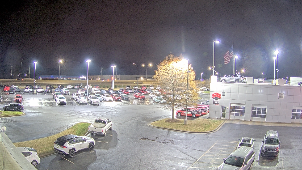 Thumbnail for current weather camera view from Scott Clarks Toyota in Stallings, North Carolina