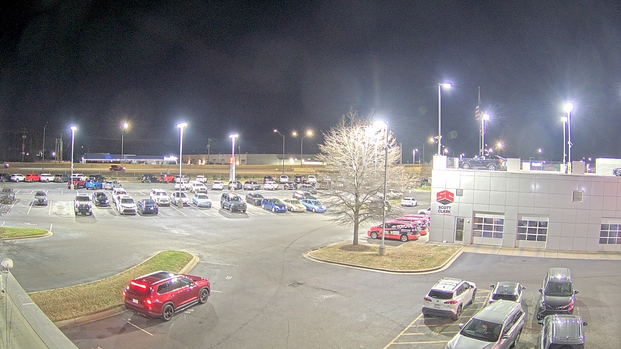 Thumbnail for current weather camera view from Scott Clarks Toyota in Stallings, North Carolina