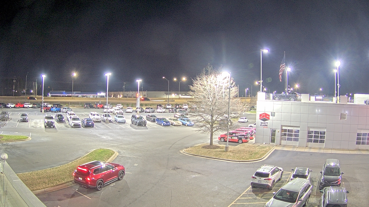 Thumbnail for current weather camera view from Scott Clarks Toyota in Stallings, North Carolina
