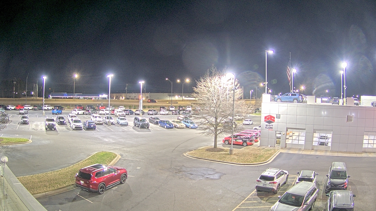 Thumbnail for current weather camera view from Scott Clarks Toyota in Stallings, North Carolina
