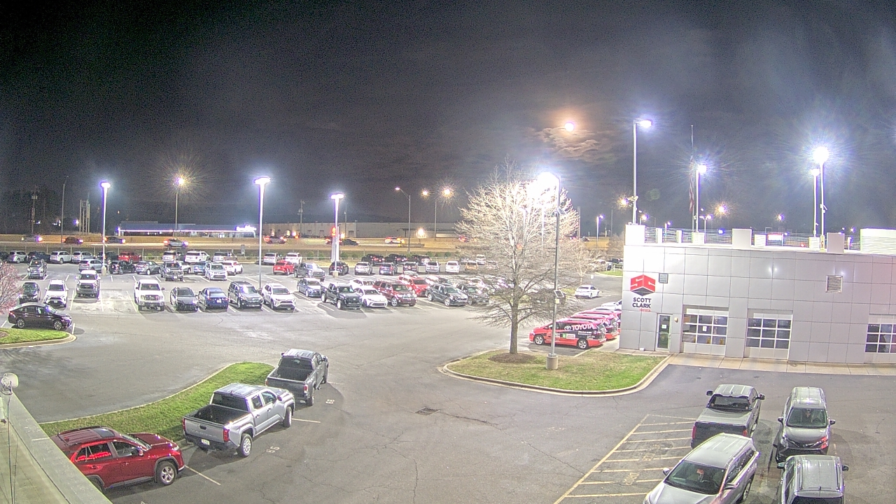 Thumbnail for current weather camera view from Scott Clarks Toyota in Stallings, North Carolina
