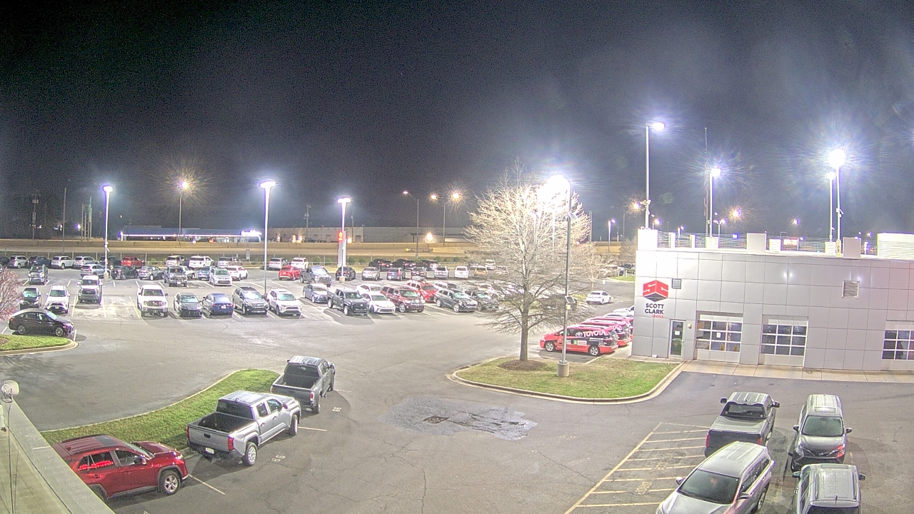 Thumbnail for current weather camera view from Scott Clarks Toyota in Stallings, North Carolina