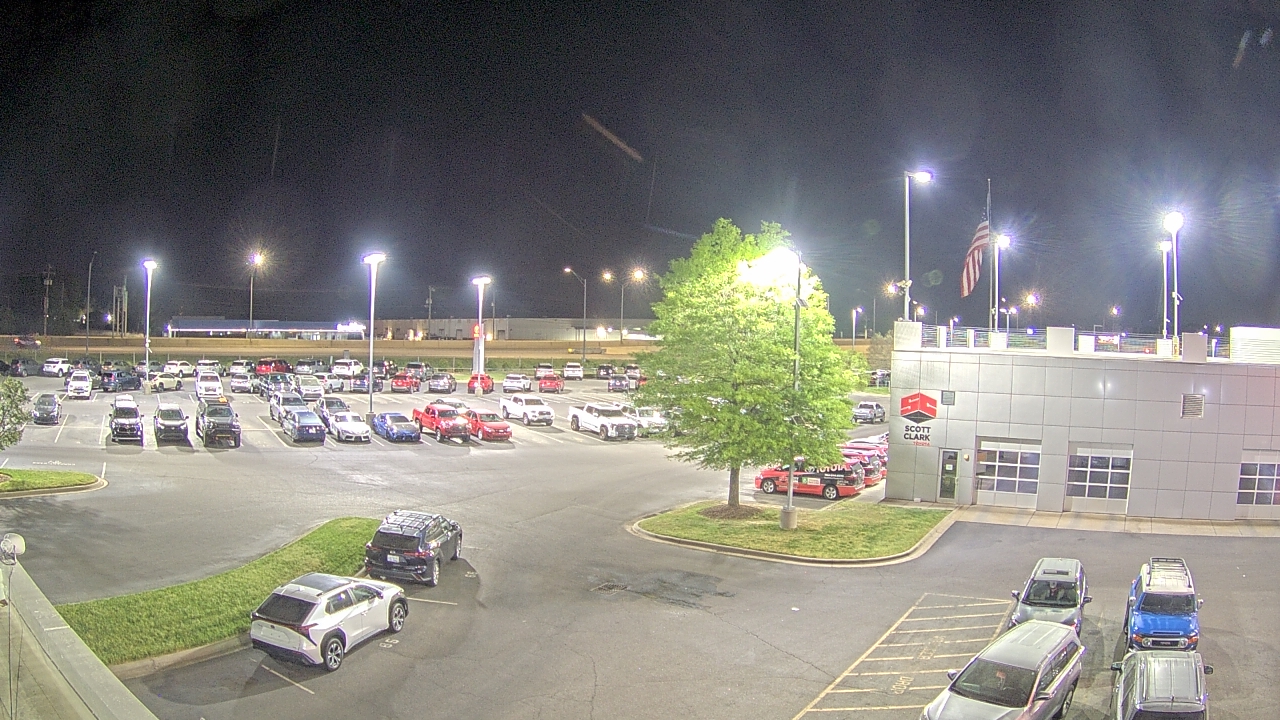 Thumbnail for current weather camera view from Scott Clarks Toyota in Stallings, North Carolina