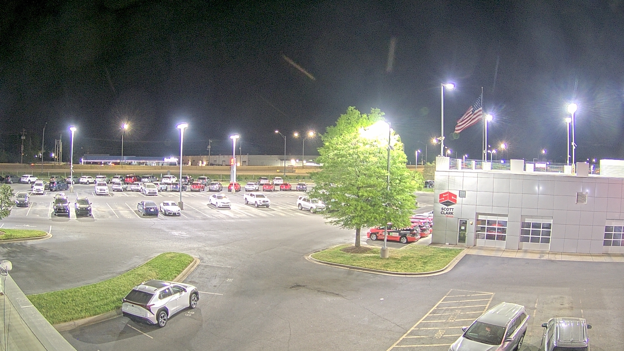 Thumbnail for current weather camera view from Scott Clarks Toyota in Stallings, North Carolina