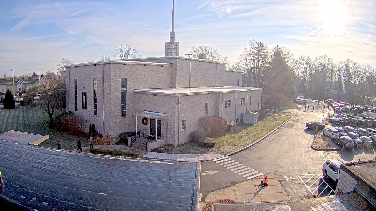 Thumbnail for current weather camera view from St. Bridget School in Cheshire, Connecticut