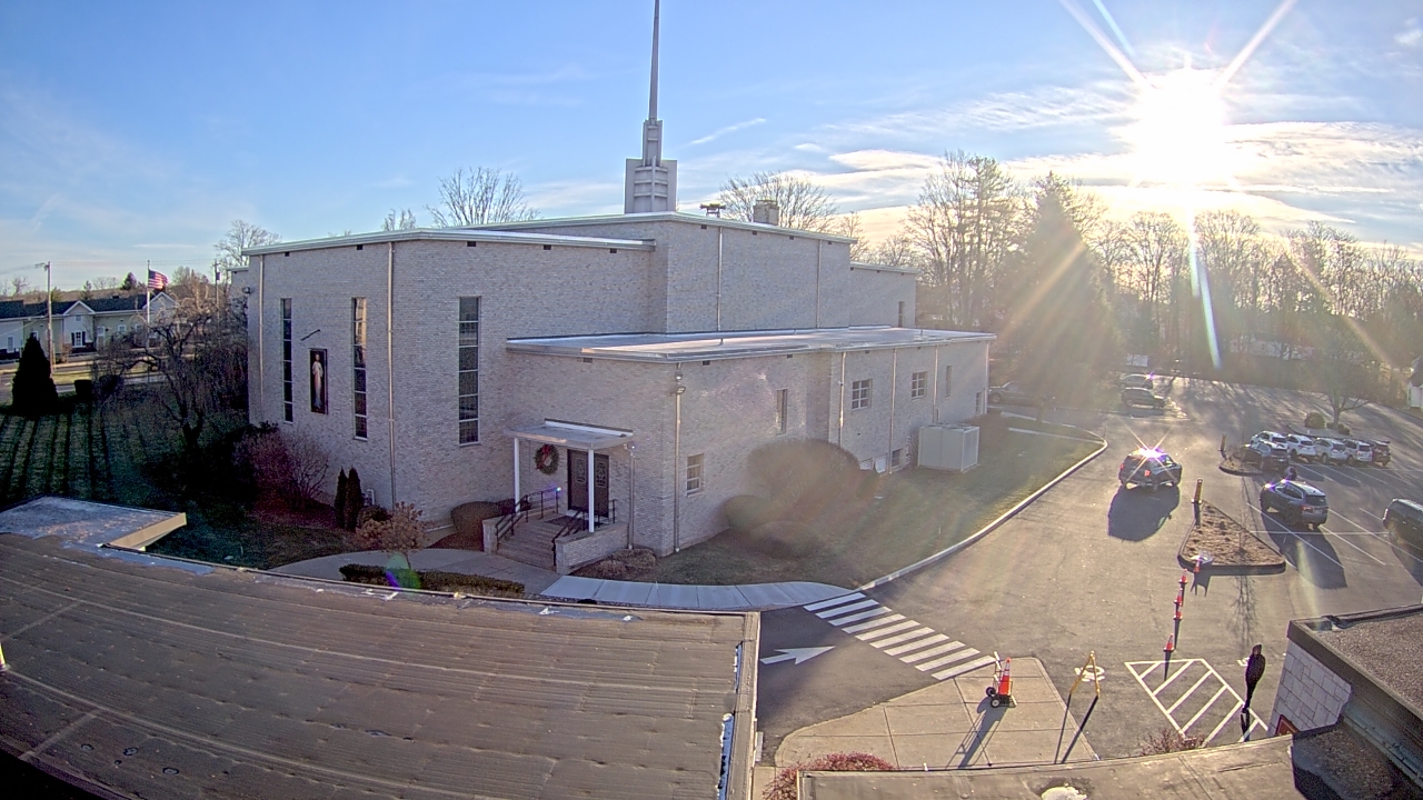 Thumbnail for current weather camera view from St. Bridget School in Cheshire, Connecticut