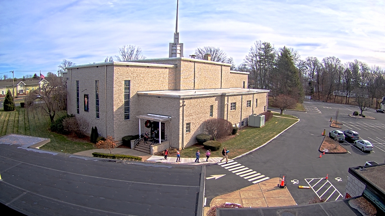 Thumbnail for current weather camera view from St. Bridget School in Cheshire, Connecticut