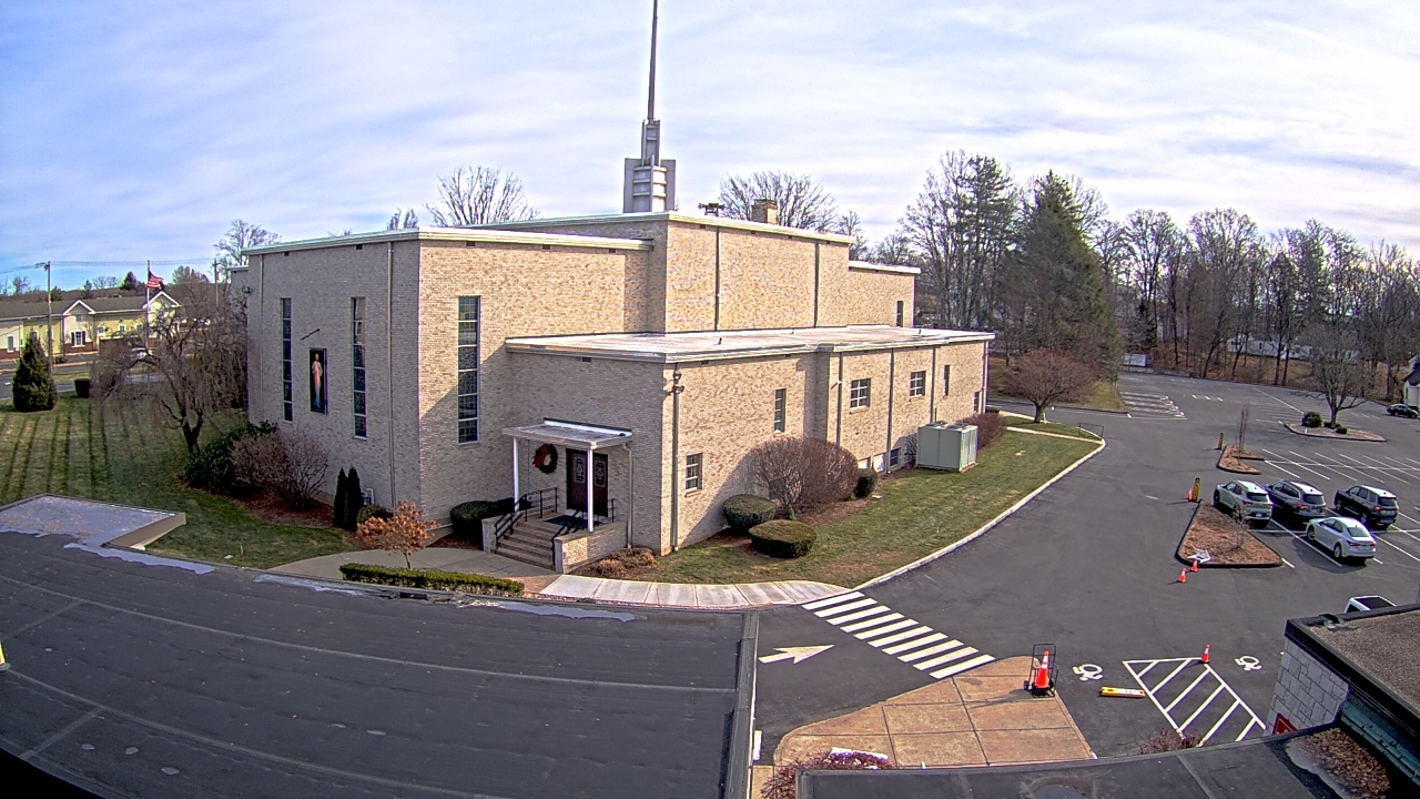 Thumbnail for current weather camera view from St. Bridget School in Cheshire, Connecticut