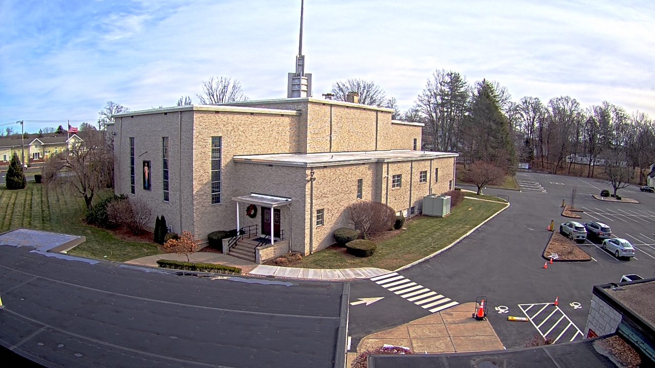 Thumbnail for current weather camera view from St. Bridget School in Cheshire, Connecticut