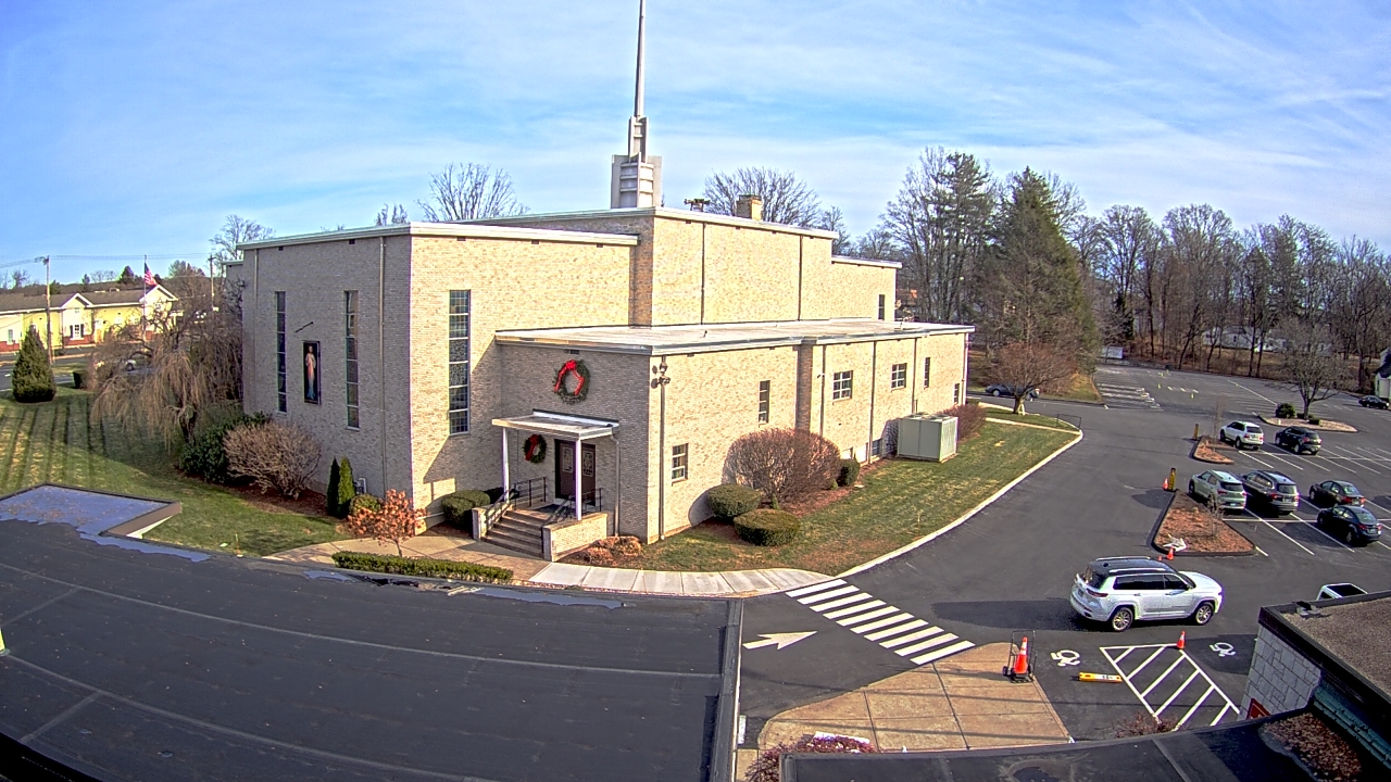 Thumbnail for current weather camera view from St. Bridget School in Cheshire, Connecticut