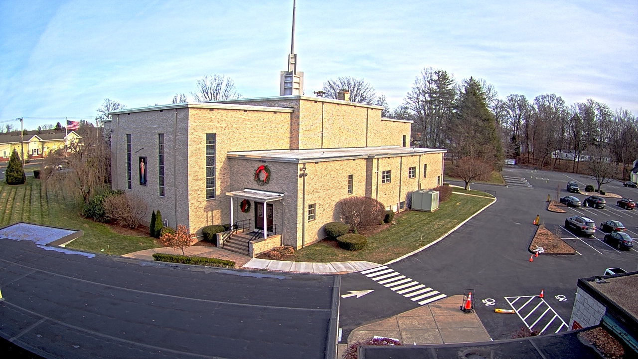 Thumbnail for current weather camera view from St. Bridget School in Cheshire, Connecticut