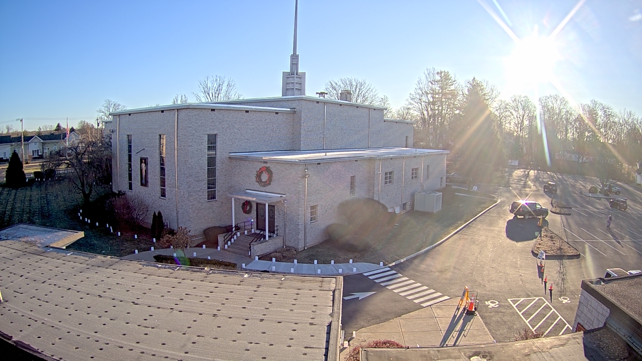 Thumbnail for current weather camera view from St. Bridget School in Cheshire, Connecticut