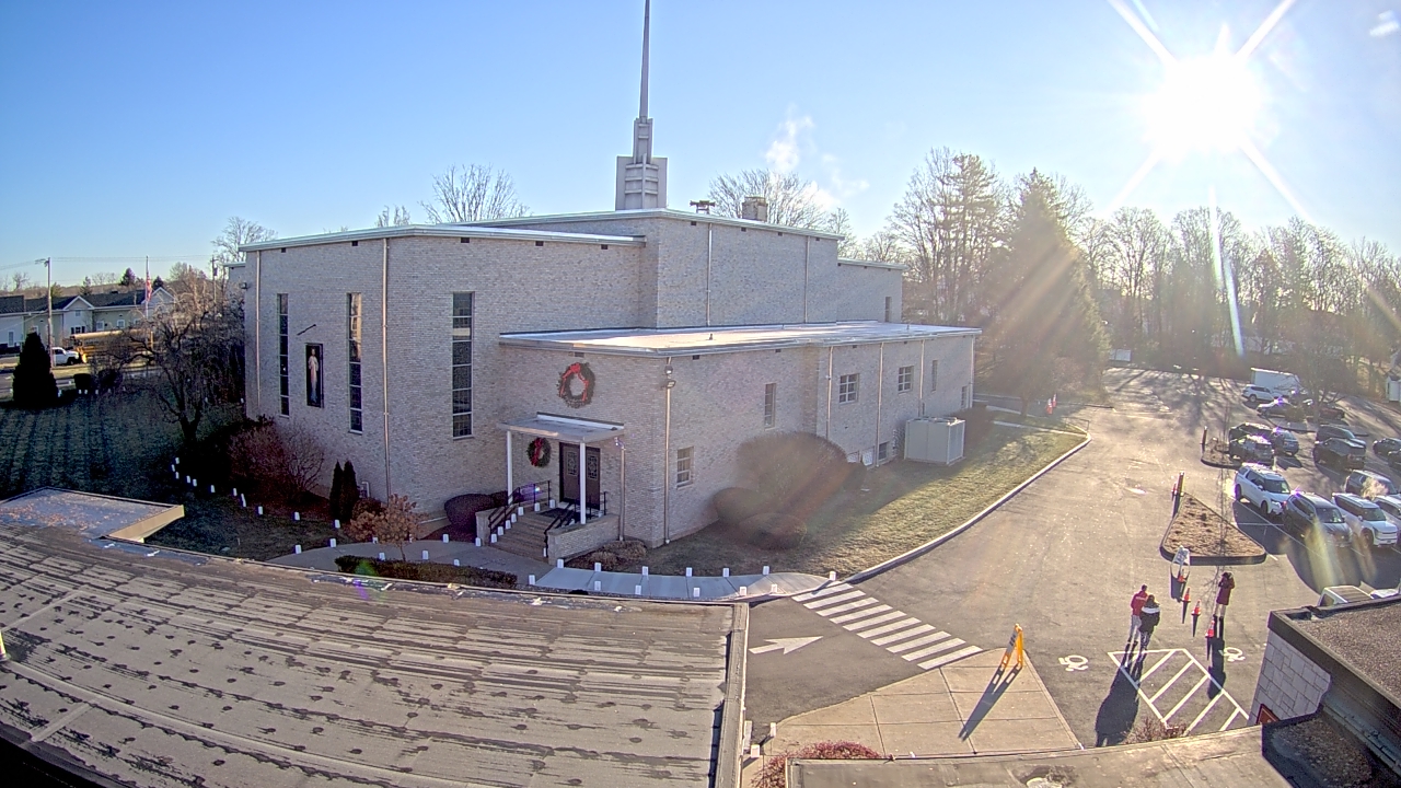 Thumbnail for current weather camera view from St. Bridget School in Cheshire, Connecticut