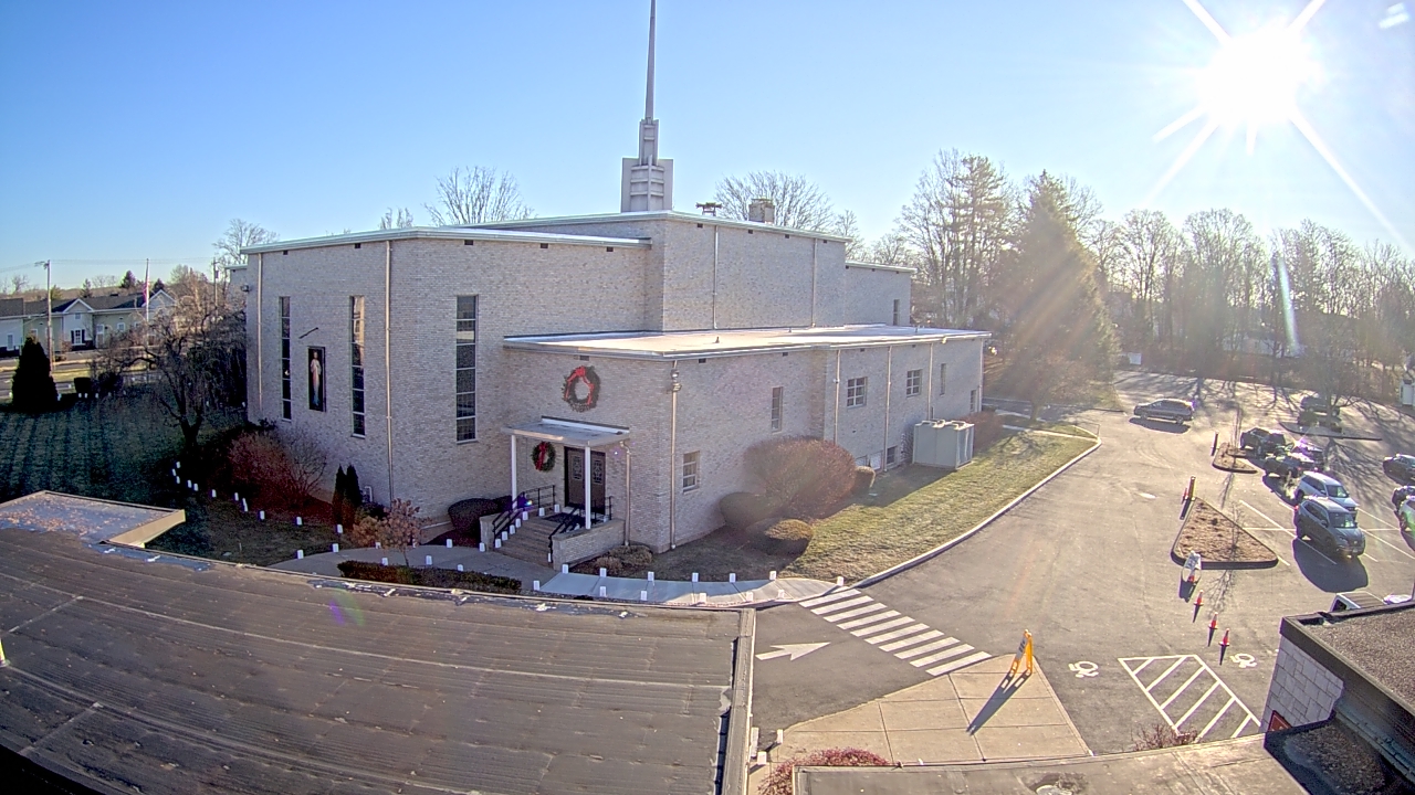 Thumbnail for current weather camera view from St. Bridget School in Cheshire, Connecticut