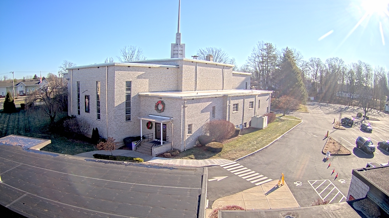 Thumbnail for current weather camera view from St. Bridget School in Cheshire, Connecticut