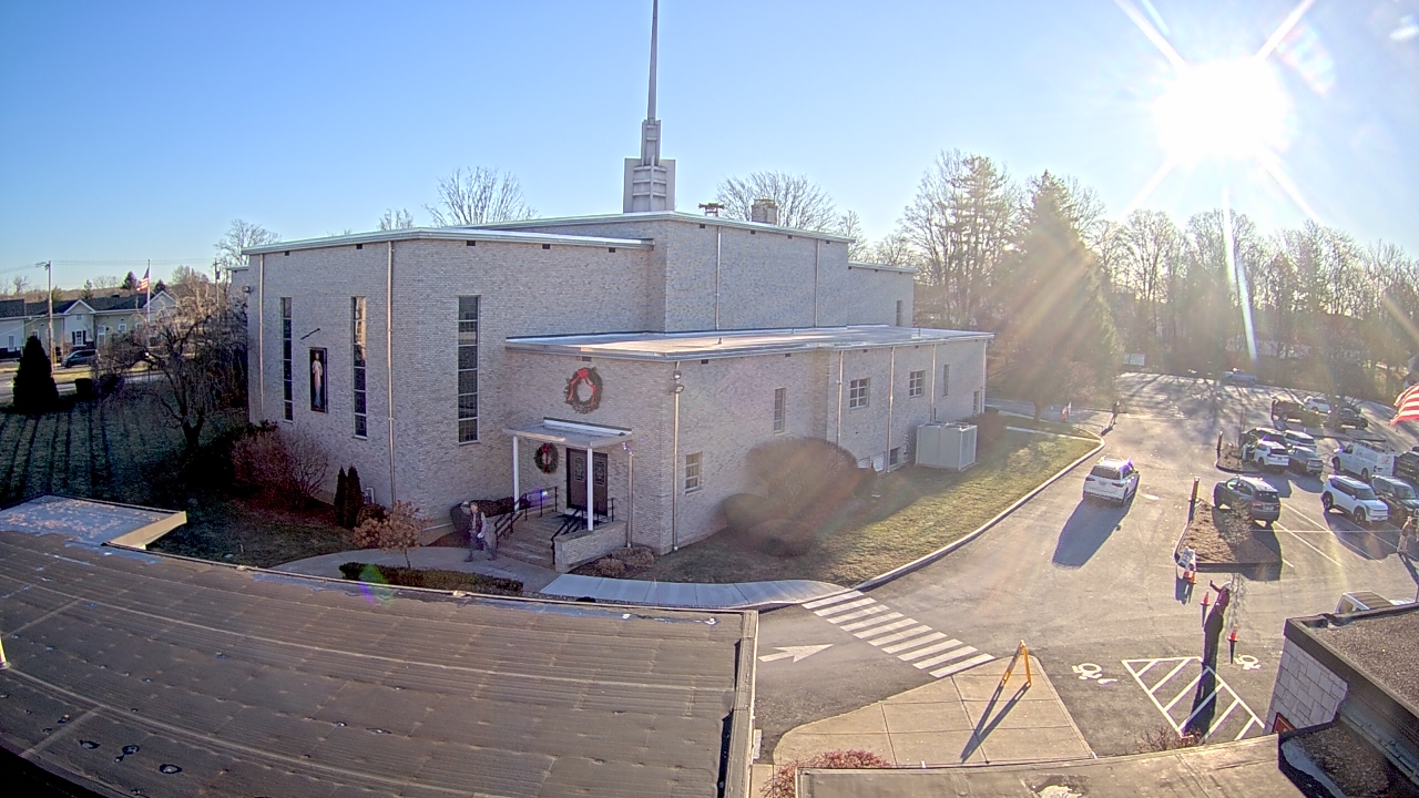 Thumbnail for current weather camera view from St. Bridget School in Cheshire, Connecticut