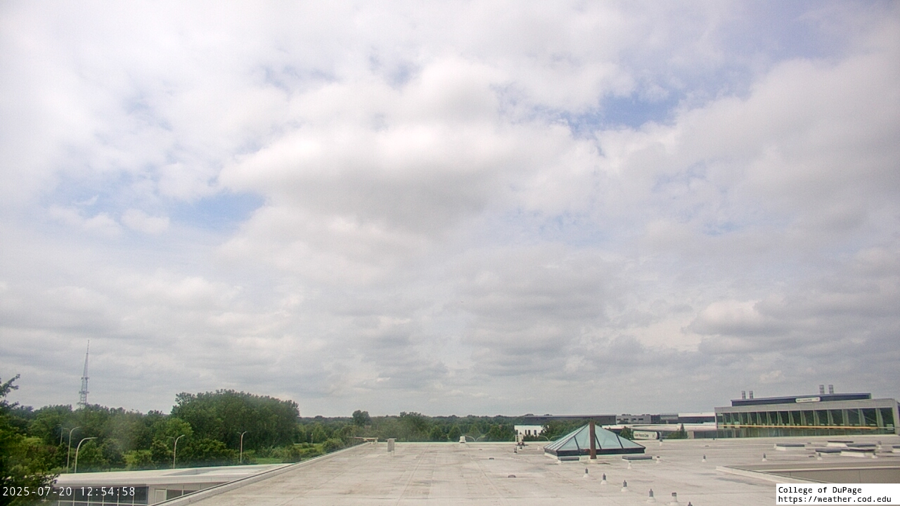 Thumbnail for current weather camera view from College of DuPage in Glen Ellyn, Illinois