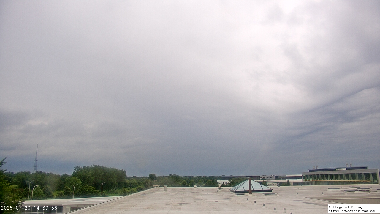 Thumbnail for current weather camera view from College of DuPage in Glen Ellyn, Illinois